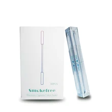 Курения 30 шт./кор. Diy влажный ватный тампон для электронная сигарета чистым инструментом для очистки палочки Премиум TNC107B