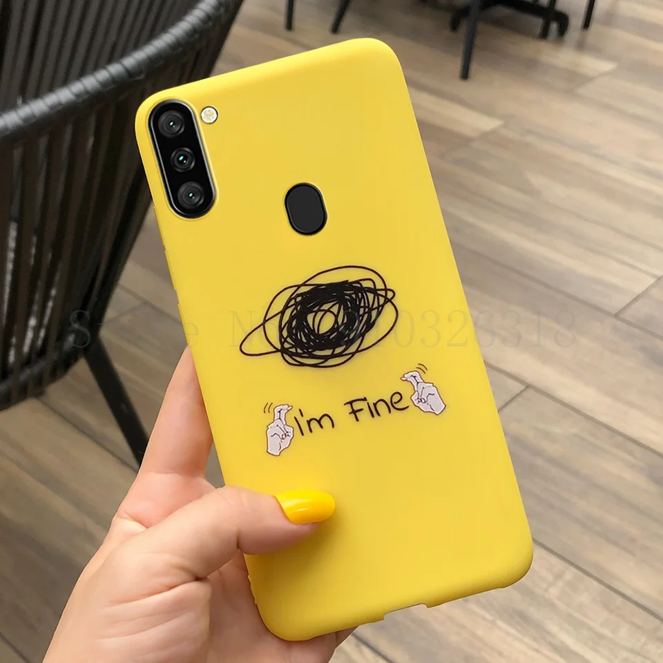 Shockproof Cartoon Silicone Phone Case For Samsung Galaxy A11 A 11 SM-A115F/DS 6.4