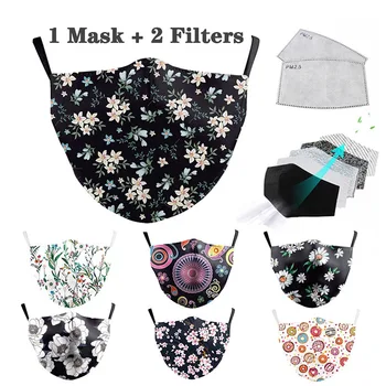 

Mask Unisex Cotton PM2.5 Mouth Mask Windproof Mouth-muffle proof Face masks anti dust mask Washable Reusable Face Cotton Mask