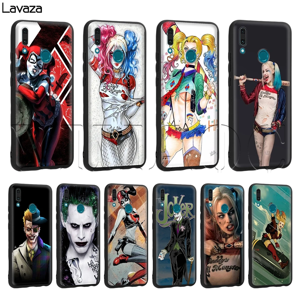 

Lavaza the joker and harley quinn Case for Huawei Mate 30 Honor Nova View 20 9X P20 Y9 5i P Smart Z Prime plus Lite Pro 2019