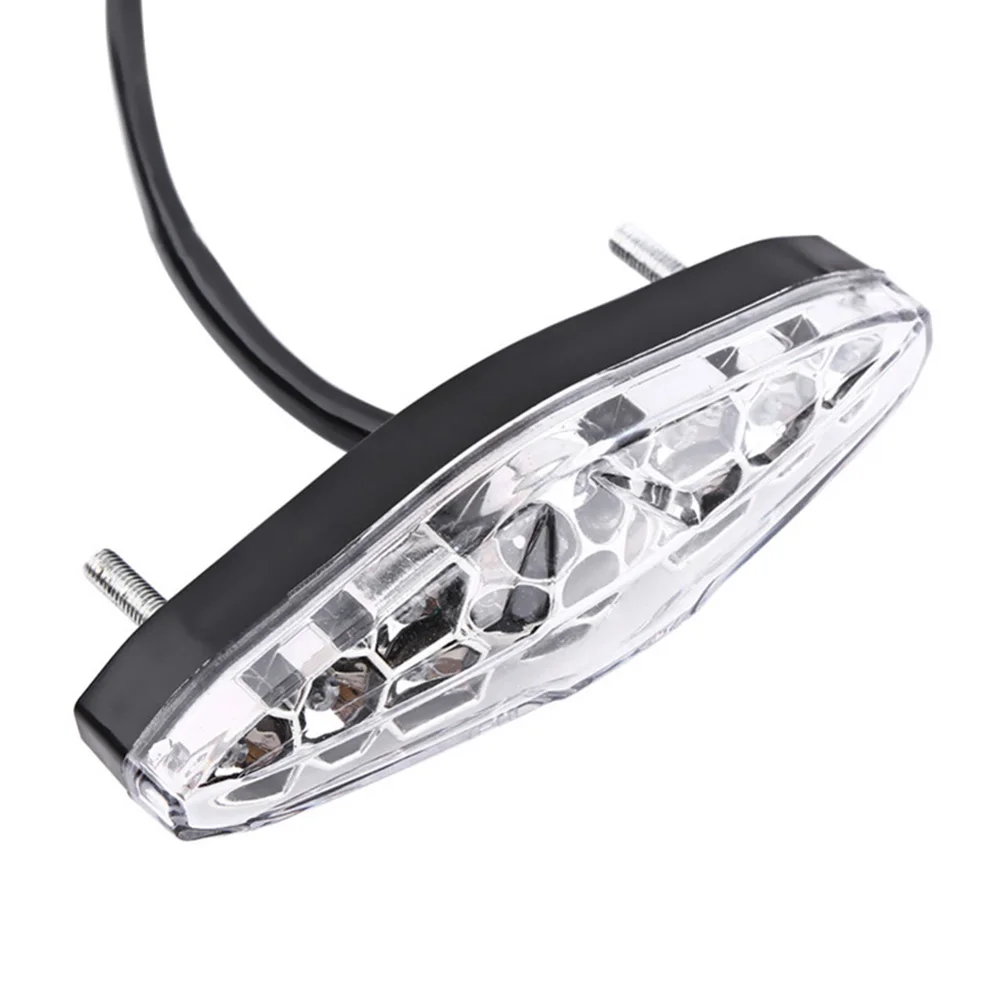

Motorcycle Running Decorative Dirt Bike Safety Universal Rear Brake Stop Warning Scooter Replacement 15 LEDs Tail Light