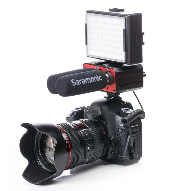  RISE-Saramonic Pax1 Audio Mixer Preamp Microphone Adapter Dual Xlr 6.3Mm 3.5Mm Inputs for Iphone 7 