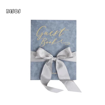 

Velvet European Style Sign In This Wedding Sign-In Book Stylish And Simple 22 Pages Free To Sign B0029M