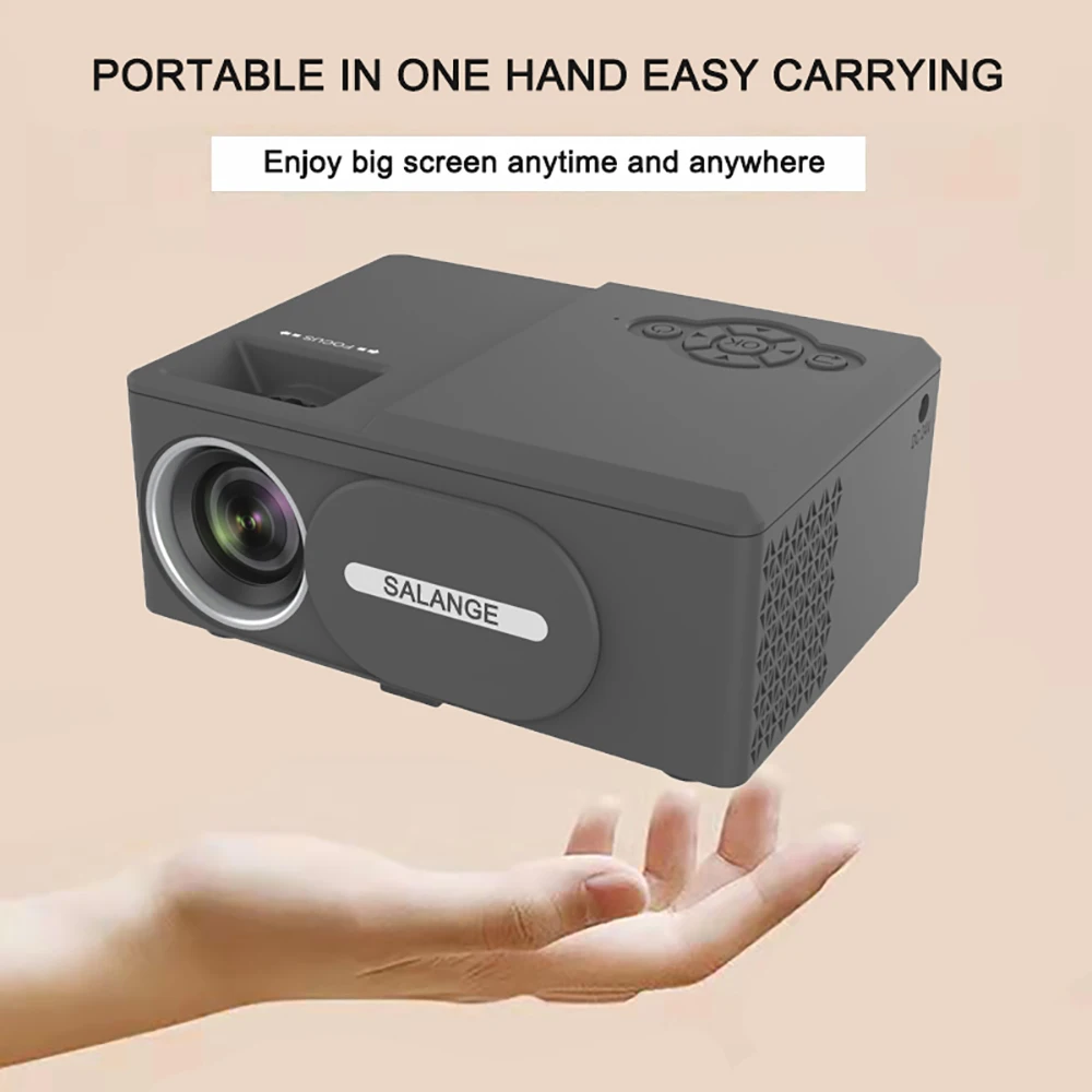 projector near me Salange PTY60 Mini projector Portable Beamer Supported 1920*1080P Full HD Home Theather With 30000 Hrs LED Lamp Life TV Stick infocus projector