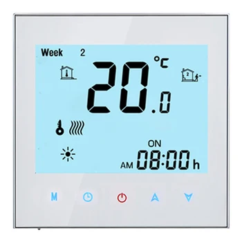 

Thermostat WiFi Heating System Central Air Conditioning Thermostat 4 Tube 3 Wind Speed with WIFI Voice Function