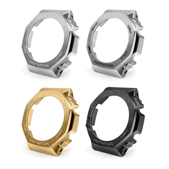 

316L Stainless Steel Watch Case For Casio G Shock GA2100 Bezel Frame for GA-2100 GA-2100-1A protector Metal Cases w Tools