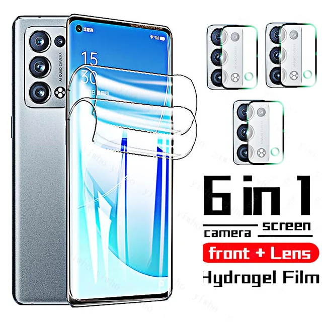 Film hydrogel protecteur d'écran pour Oppo Reno6 Pro Plus 5G Z Reno 6 Pro Z 6Z 6Pro Plus, pas de verre 1