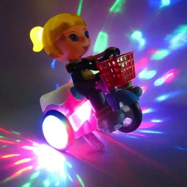 Electric Tricycle Toys 360 Degree Rotating Stunt Bicycle Music Light Kids Toy NEW 4