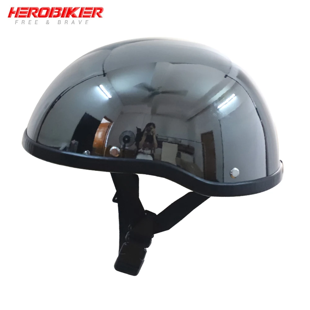 HEROBIKER мотоциклетный шлем ретро Половина лица шлем мото шлем мотоциклетный гоночный внедорожный шлем Casco Moto Capacete шлем