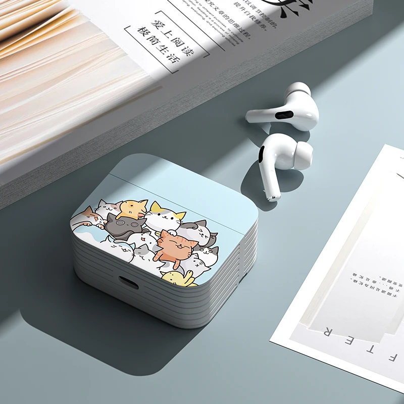 Earphone Case For AirPods 1 2 Silicone Wireless Bluetooth Earphone Cartoon Pictures Case For AirPods Pro Protective Cover
