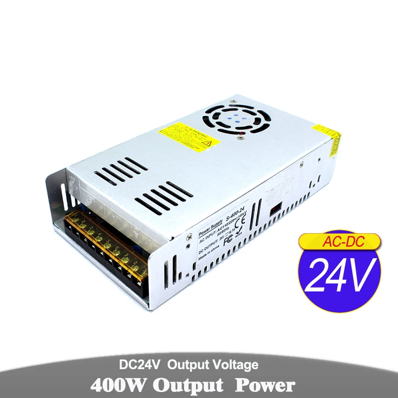 

Universal Power Supply DC 12V 18V 24V 36V 48V 42V 60V 400W Lighting Transformers 220V 110V AC DC12V DC24V DC48V Powers Adapt
