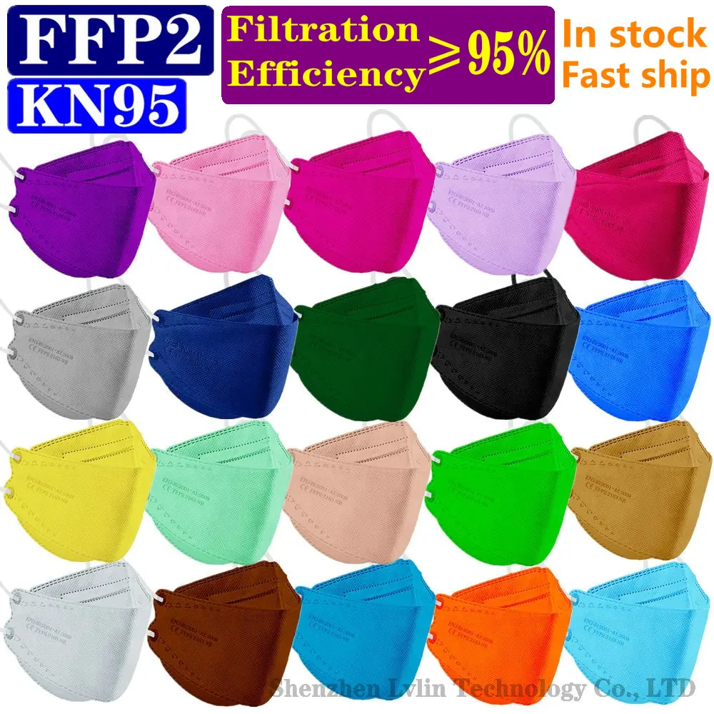 KN95 FFP2 CE 80 уникальный принт Красота Оптовая Продажа маска для рыбы маски защитный
