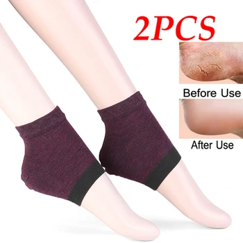 

1 Pair Unisex Heel Gel Socks Moisturizing Spa Sock Foot Protector Skin Care Tools Exfoliating Smooth Anti Dry Cracked Chapped