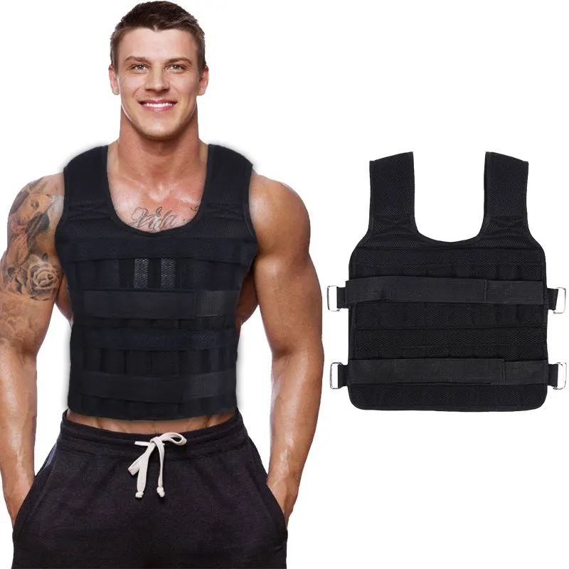 30kg Exercise Loading Weight Vest Boxing Running Sling Weight Training ...