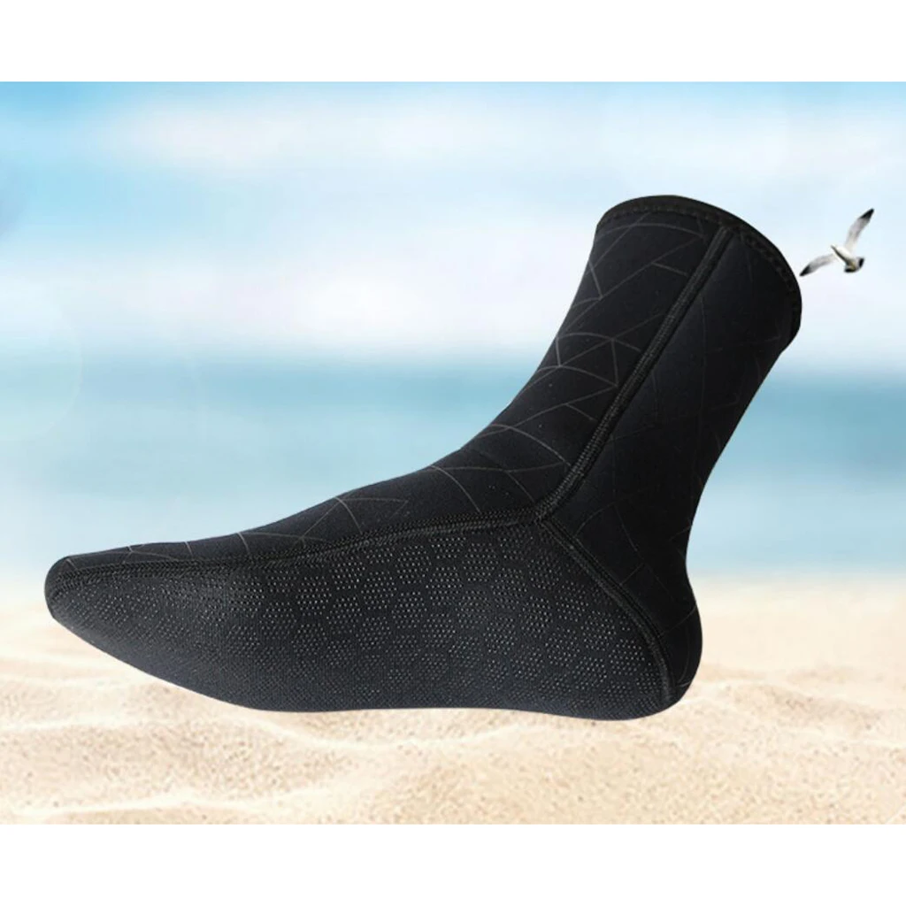 3mm Women Men Diving Scuba Surfing Water Sports Sock Non-slip Swim Wetsuit Socks Sox Fins Flippers Snorkelling Boots S/M/L/XL