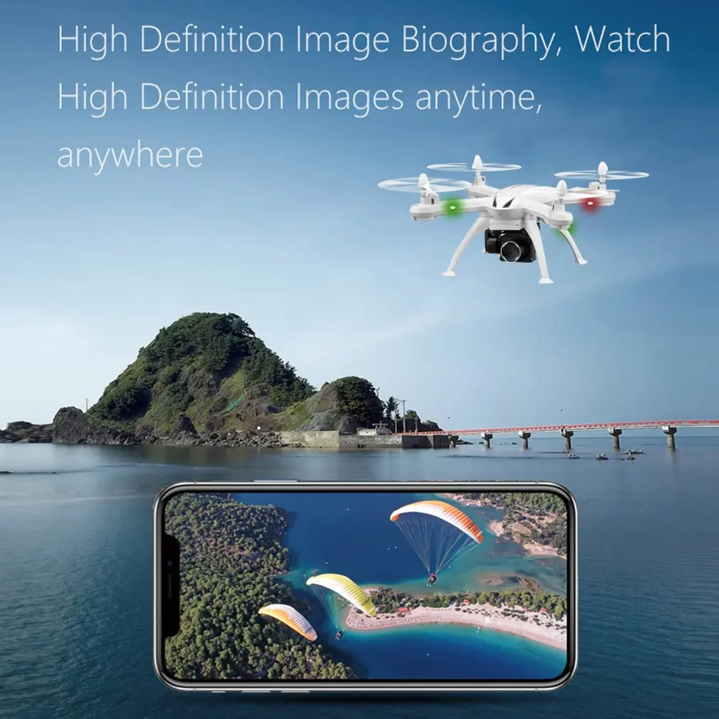 

X6S RC Drone 4CH WiFi FPV Drone 4K/1080P HD Camera Flight Pressure Hover RC Helicopter Headless Mode RC Drone with 2/3 Battery