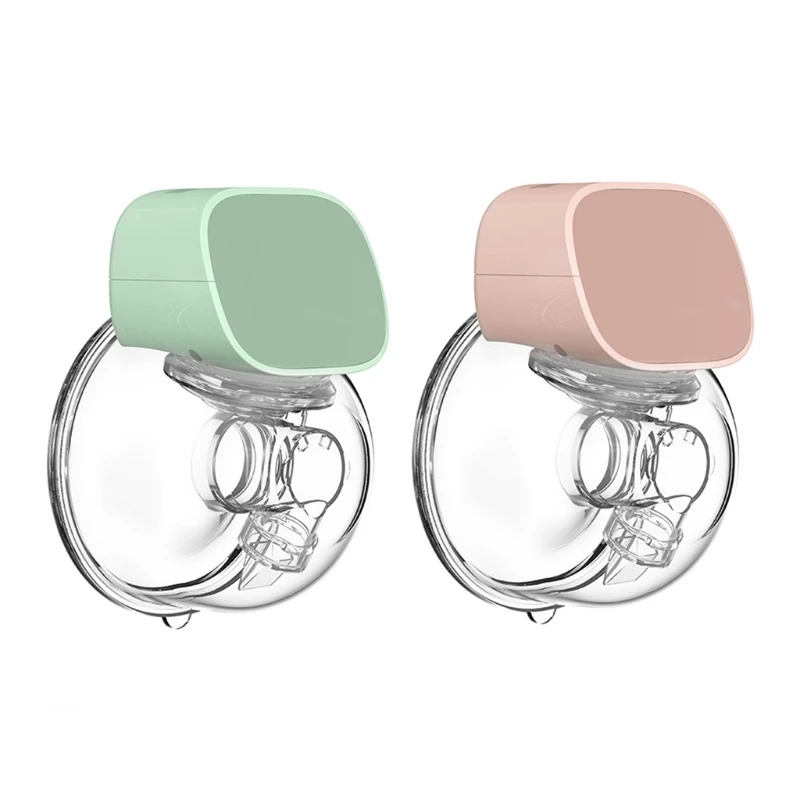 Electric Breast Pump Silent Wearable Automatic Milker USB Rechargable Hands-Free