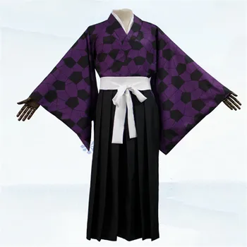 Disfraz de Cosplay para hombre, traje de Cosplay de One Sword, Demon Black, Death Mou, traje de Kimono, traje con capa