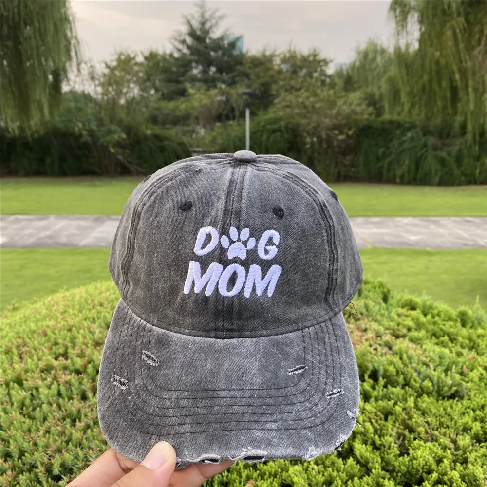 Outdoor Sport Baseball Caps Summer Fashion Letters DOG DAD DOG MOM Embroidery Adjustable Men Women Gorra Caps Bone Hip Hop Hats 3