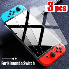 

3Pack for Nintendo Switch NS Tempered Glass Screen Protector 9H Hardness Glass for Nintendos Switch Lite Nintend Screen Film