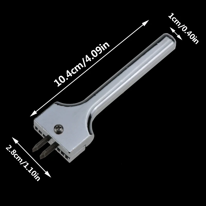 Инструмент для сверления кожаных отверстий ручной работы с регулируемым отверстием и магнитной пряжкой для ногтей