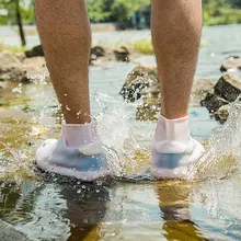 Практичные Непромокаемые Силиконовые Бахилы для обуви водонепроницаемый Пеший Туризм Нескользящая крышка башмака для путешествий на открытом воздухе обуви протектор Аксессуары для дома