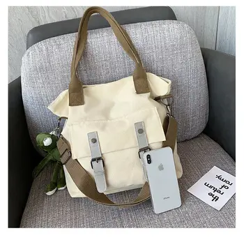 

2020 Women's Canvas Shoulder Bag Large Capacity Multifunctional Outdoor Fashion Messenger Bag Handbag