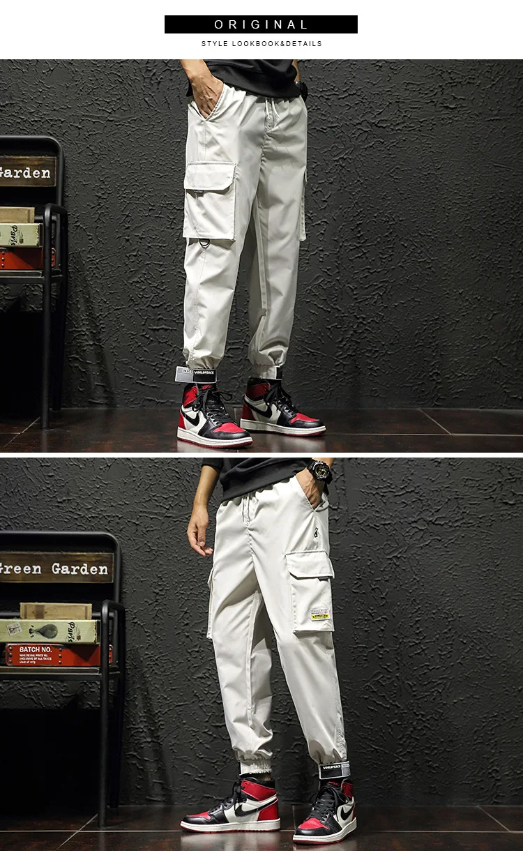 Популярный бренд, стиль, мужская одежда, комбинезон на лямках, модные стильные сумки для подростков, штаны на лямках, одноцветные повседневные штаны