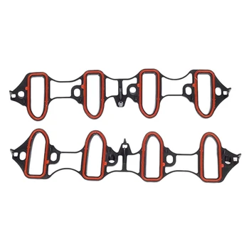 

2Pcs Car Intake Manifold Gasket 5.3 6.0L Fit for Chevrolet Silverado Tahoe GMC HUMMER 89060413