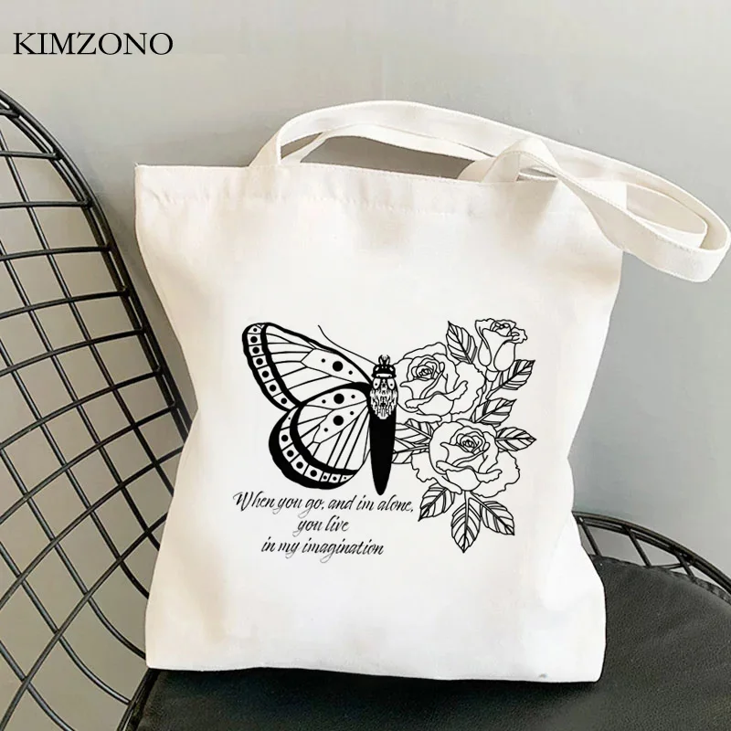 Bolso de compras de lona de Harry Styles, bolsa de comestibles reutilizable, de yute, reutilizable