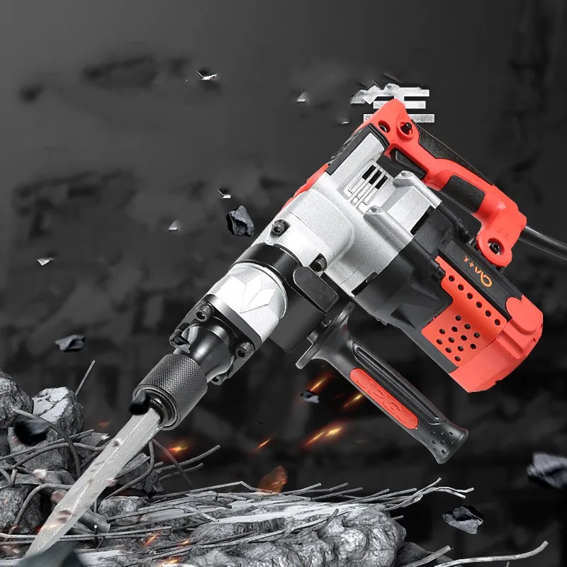 

Профессиональный Электрический отбойный молоток промышленного класса высокомощный Электрический отбойный молоток одноразового использования (железо) бетонных снос Электрический домашнего мульти-весело