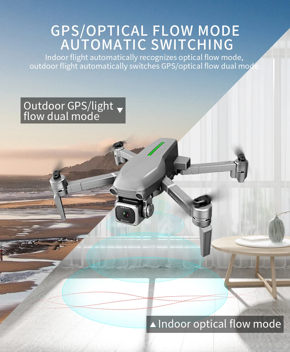 Ceny L109 L109 Pro GPS Profissional Drone z kamerą HD 4K ESC 5G WiFi FPV przepływ optyczny bezszczotkowy silnik zdalnie sterowany quadcopter zabawka helikopter