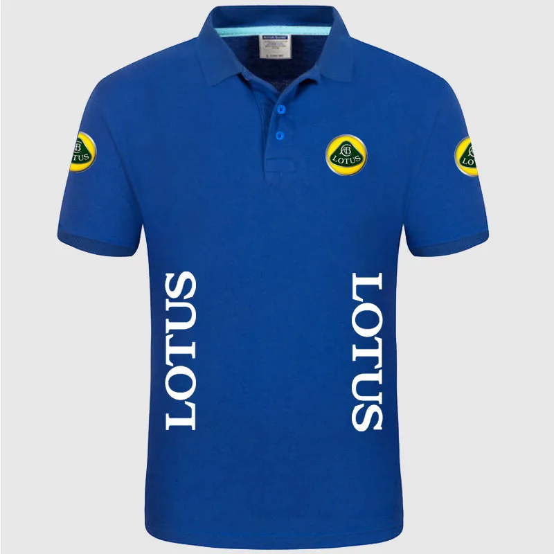 Летние мужские поло с коротким рукавом мужские рубашки топы LOTUS polo рубашка