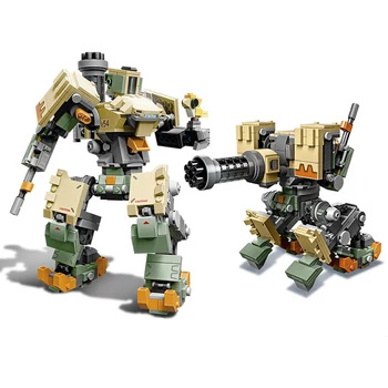 

2020 New Toys Games Bastion Mecha Set Compatible lepining Overwatching 75974 Building Blocks Bricks for Children Christmas Gift