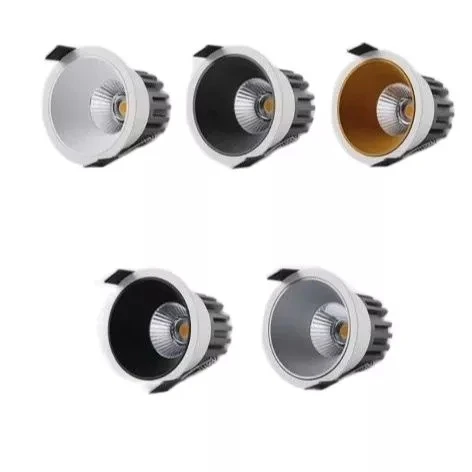 Led spotlights embedded villa living room hotel hallway narrow frame deep anti-glare COB no main light wall washing lamp | Освещение