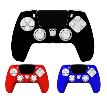 

4 Colors Soft Silicone Protective Case Cover Skin For -SONY Play-station 5 PS5 Controller Gamepad Game Accessories