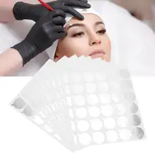 50pcs Multifunction Pigment Tattoo Inks Drop Patch Pad Tattoo Powder Ink Mixing Pad Grafting Eyelash Glue Sticker Tattoos Supply