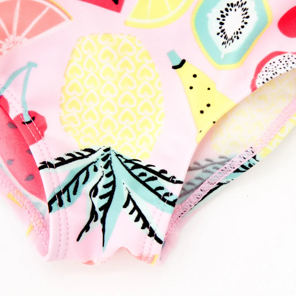2020 fashion Girls Fruits Print Swimsuit One-Piece Summer Bathing Suits Swimming Bathing Suit Baby Kid Children Beachwear