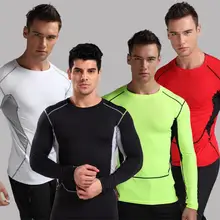 HiMISS мужские спортивные дышащие быстросохнущие футболки, футболки для футбола, баскетбола, бега с длинным рукавом и круглым вырезом, топы из спандекса