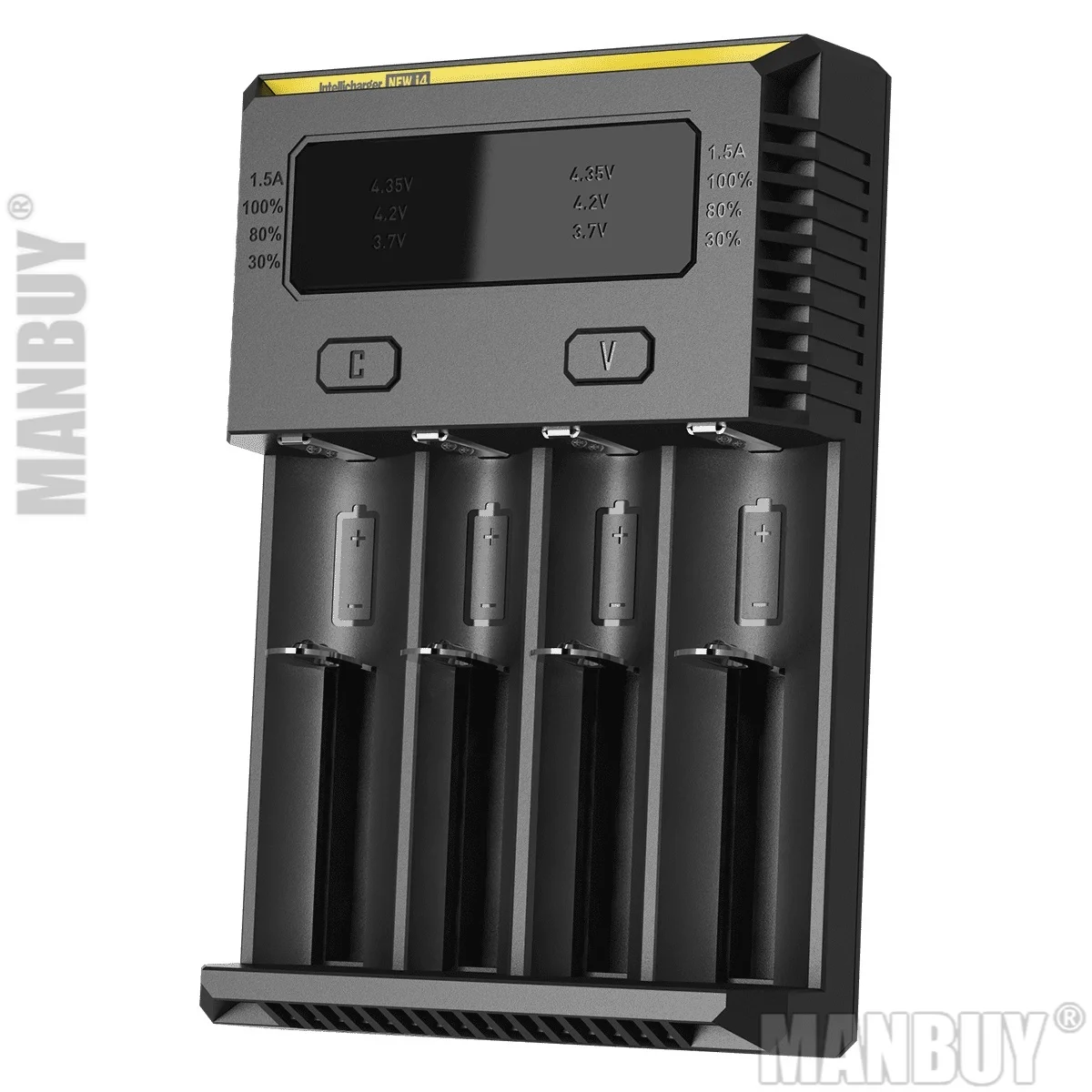 

topsale Nitecore New I4 Battery Automatic Current Select IntelliCharger IMR Ni-MH/Ni-CD Li-ion18650 16340 10440 AAA 14500 26650