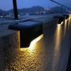 LED Solar Stair Lamp1/4/8/16pcs Waterproof Outdoor Garden Pathway Yard Patio Stairs Steps Fence Lamps Solar Night Light 3