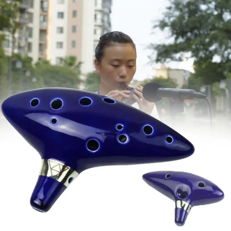 

Ocarina Amateur Musical Instrument Alto C Tone 12 Holes