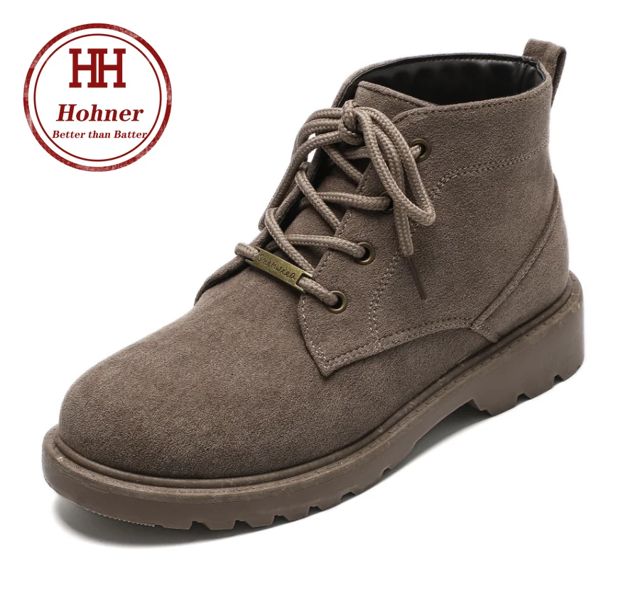 

Hohner autumn and winter ladies fashion trend handsome round head low with retro snow boots