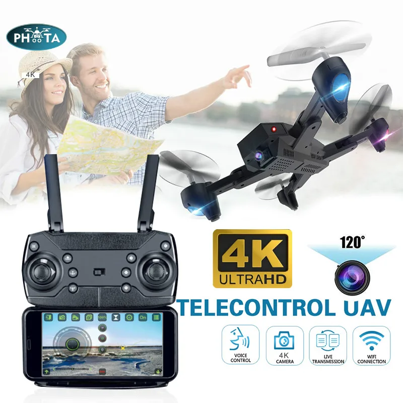 

Professional Drones 4K with Camera HD aerial photography FPV WIFI Wide Angle follow Quadcopter long distance Quadrocopter Dron