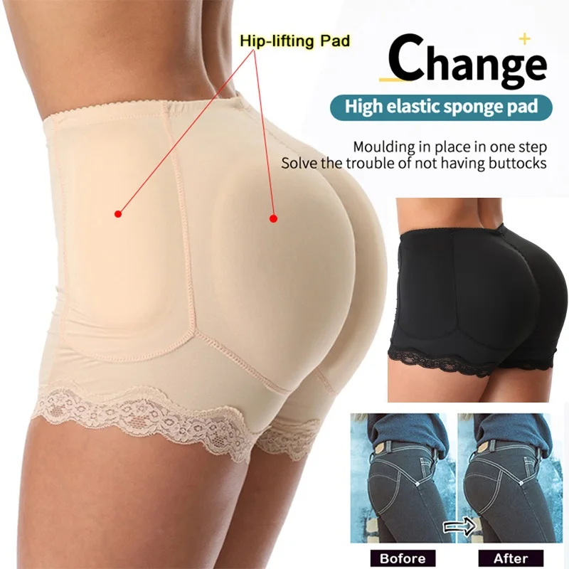 Padded Butt lifter Corrective Underwear Butt Enhancer Body Shaper Modeling Strap Fake Hip Shapwear Underwear Push Up Panties shapewear for tummy