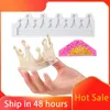 Silicone Fondant Molds 3D Crown Shape Chocolate Molds Sugarcraft Candy Mold Gumpaste Mould Cake Decoration Tool Cupcake Topper ► Photo 1/6