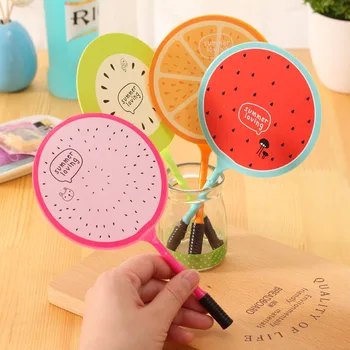 

1pc creative friut / smiling face writing pen students , children's cute objects stationery supplies,Color random delivery