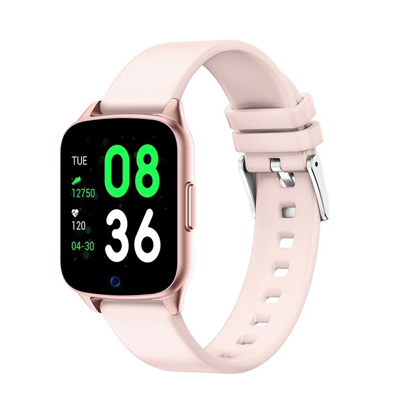 Pink ESEED KW17 умные часы мужские IP67 водонепроницаемые 1,3 дюймовый экран Шагомер пульсометр умные часы для android ios - Цвет: Pink