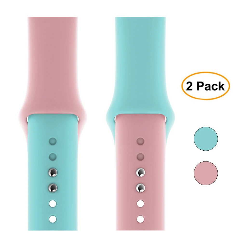 Package 31 Спортивный силиконовый ремешок для apple Watch 38 мм 42 мм 44 мм 40 мм pulseira apple iwatch аксессуары для браслетов серии 5 4 3 2 1 - Цвет ремешка: Package 31