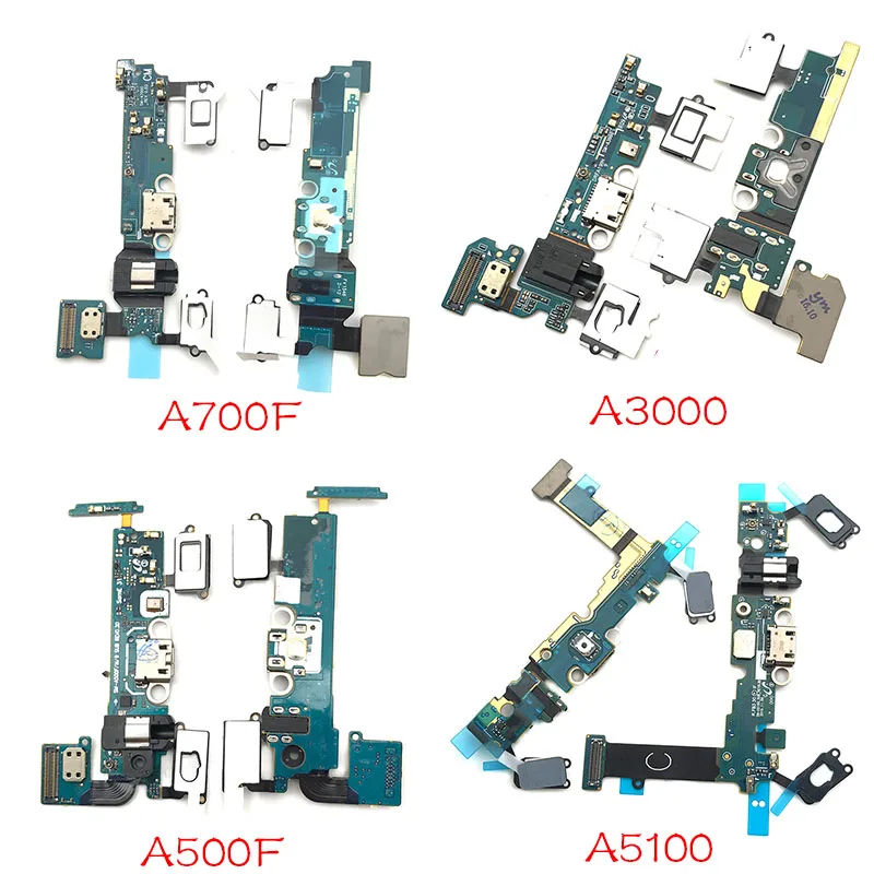 Зарядное устройство печатной платы Flex для samsung A3 A5 A7 A300F A500F A700F A310F A510F A710F A usb-порт коннектор док-станция для зарядки